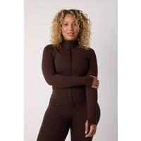Asquith London Women's ASQ Zip Thru Jacket in Brown | Size: Large