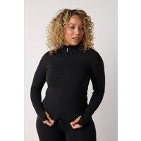Asquith London Women's ASQ Zip Thru Jacket in Black | Size: Large
