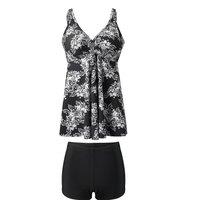 Suspenders Top Boyshort Tankini Swimsuit Set