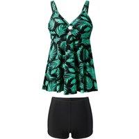 Suspenders Top Boyshort Tankini Swimsuit Set