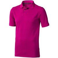 Elevate Men's Calgary Short Sleeve Polo Pack of 2 in Pink | Size: Small