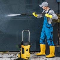 OUTSUNNY 1800W Power Washer 150 Bar Pressure with Adjustable Nozzle in Yellow