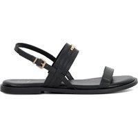 Dune London Women's 'Litton' Leather Sandals in Black | Size: 3