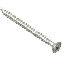 Forgefix Multi-Purpose Pozi Screw Csk St Stainless Steel 5.0 X 60Mm Box 100 in Silver