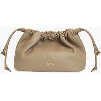 Serla Women's Celia Real Leather Crossbody Bag in Taupe