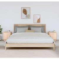 Bedside Cabinets 2 pcs 40x34x45 cm Solid Wood Pine