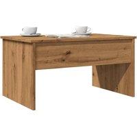 Coffee Table Artisan Oak 80x50.5x41.5 cm Engineered Wood