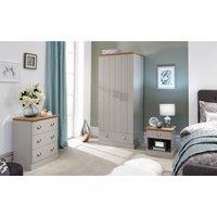 GFW Kendal 3 Piece Bedroom Set in Grey