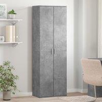 Berkfield Home Highboard Concrete Grey 60x35x180 cm Engineered Wood | Size: 60 x 35 x 180 cm