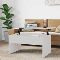 Berkfield Home Coffee Table White 80x50.5x41.5 cm Engineered Wood