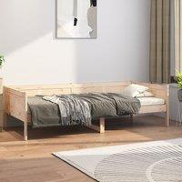 Berkfield Home Day Bed Solid Wood Pine 80x200 cm in Brown