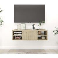 Wall Shelf Sonoma Oak 102x30x29 cm Engineered Wood