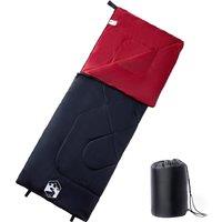 Berkfield Home Sleeping Bag for Adults Camping 3 Seasons in Red