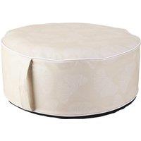 idooka Inflatable Cream Leaf Outdoor Garden Pouffe