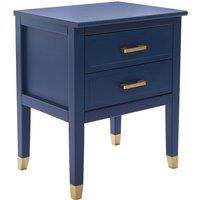 Cabinet Bits Palazzi 2 Drawer Bedside Table in Navy