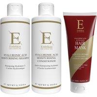 Erth Skin London Ultimate Hydra Glow Hair Care Shampoo 1Liter, Conditioner 1Liter & Hair Mask 250ml in Natural