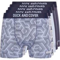 Duck&Cover Men's Quendle Boxers 5 Pack | Size: 2XL