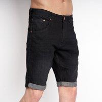 Duck&Cover Men's Mustone Denim Shorts in Black | Size: 30