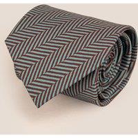 Oswin Hyde Men's Vince Green/Brown Tie in Brown