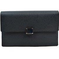 XY London Women's 'Jordan' Evening Purse Shoulder Strap Clutch Bag in Black