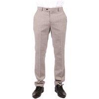 Paul Andrew Men's Ralph Tweed Check Vintage Trousers in Cream | Size: 44R