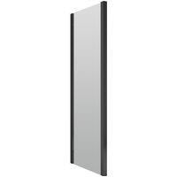 Balterley Ruwa 6mm Toughened Safety Glass Side Panel 1900 x 800mm Matt Black