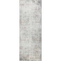 Livabliss Roma-Abstract Grey Blue Brown Modern Marble Living Dining Bedroom Rug | Size: 80 cm x 220 cm