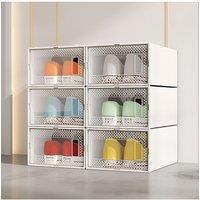 12 Pack Waterproof Plastic Shoe Storage Boxes