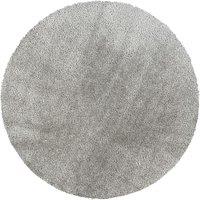 CLAIRE Round Shaggy Solid Color Plush Pile Area Rug