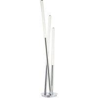 Loops Multi Arm LED Floor Lamp Chrome Modern Free Standing Tall Lounge Feature Light