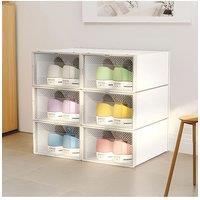 12 Pack Waterproof Plastic Shoe Storage Boxes