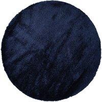 CLAIRE Round Shaggy Solid Color Plush Pile Area Rug