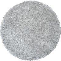 CLAIRE Round Shaggy Solid Color Plush Pile Area Rug