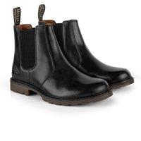 CATESBY ENGLAND Men's Galway Leather Casual Chelsea Boots in Black | Size: 9