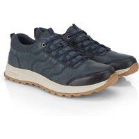 CATESBY ENGLAND Men's Bristol Nubuck Leather Casual Trainers in Navy | Size: 10