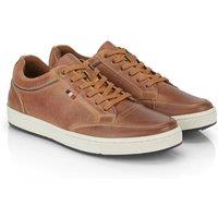 CATESBY ENGLAND Men's Devon Nubuck Leather Casual Trainers in Brown | Size: 7