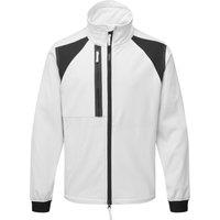 Portwest Men's 2 Layer Soft Shell Jacket in White | Size: Small