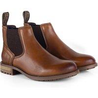 CATESBY ENGLAND Men's Ryburn Leather Casual Slip On Dealer Boots in Brown | Size: 8