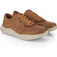 CATESBY ENGLAND Men's Hampton Nubuck Leather Casual Trainers in Brown | Size: 9