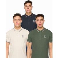 Duck&Cover Men's Melports Polo 3pk | Size: Small
