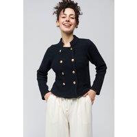 Stylish Navy Cardigan with a Soft Touch