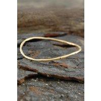 Otis Jaxon London Women's Amethyst & Ruby Birthstone Silver Stacking Bangle in Gold