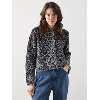 Stylish Versatile Leopard Print Cardigan