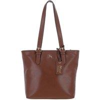 'Azzurina' Real Leather Shoulder Bag