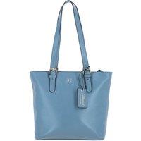 'Azzurina' Real Leather Shoulder Bag