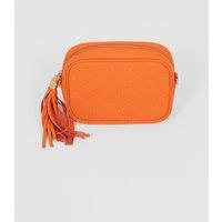 Giulia Italian Leather Studded Crossbody Camera Bag
