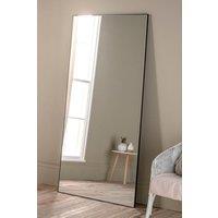 Large Full Length Minimal Mirror Black 180x90cm