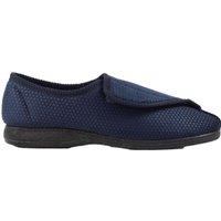 Lazy Dogz Men's Columbus III Touch Fastening Slippers in Navy | Size: 11