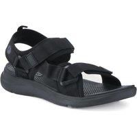 Pavers Men's Touch-Fastening Casual Sandals in Black | Size: 11