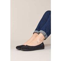 Moshulu Women's 'Banoffee 2' Ballerina Slippers in Black | Size: 5